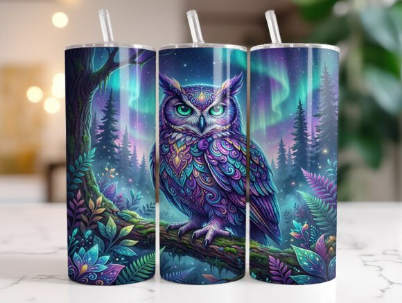 Aurora Owl Northern Lights: Tumbler Wrap Graphics Reviewed