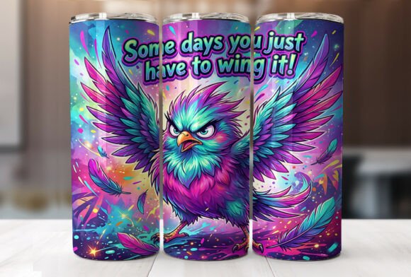 Birds Funny 20oz Tumbler PNG Sublimation
