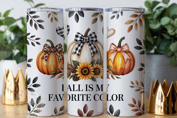 Fall Favorite Pumpkins Graphics for Tumbler Wraps