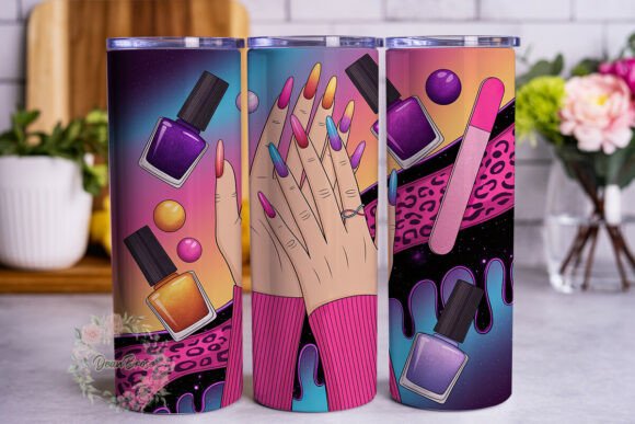 Glamorous Nails Fashion 20oz Tumbler Graphics
