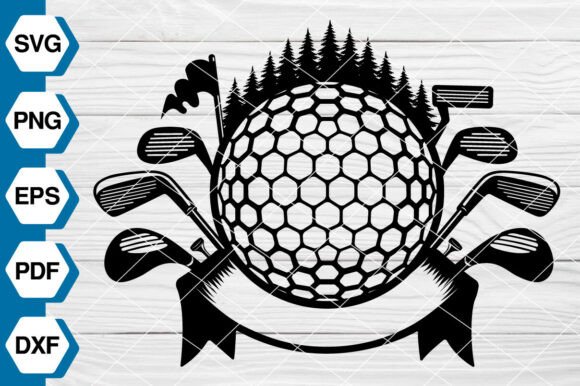 Golfing SVG, Golfer SVG EP661: Graphics for Sellers