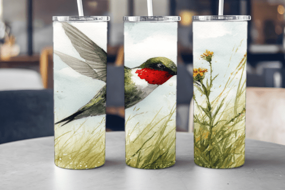 Graceful Hummingbird Tumbler Graphics & Tumbler Wraps Review