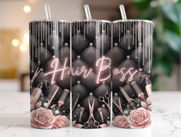 Hair Boss 20oz Tumbler Wrap Graphics Review