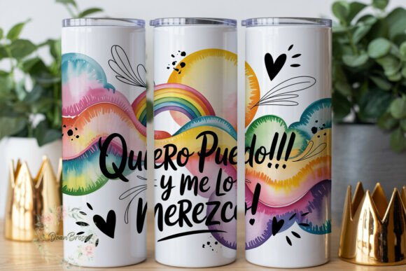 Positive Affirmation 20oz Tumbler Wrap: Graphics Review